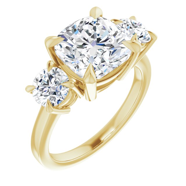 14k-yellow-gold-cushion,18k-yellow-gold-cushion