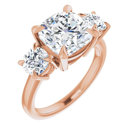 14k-rose-gold-cushion,18k-rose-gold-cushion