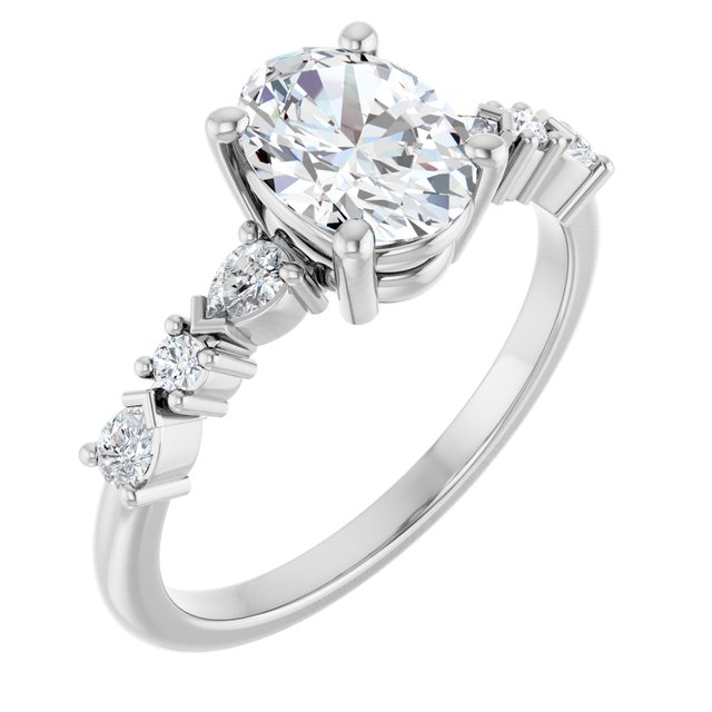 14k-white-gold-oval,18k-white-gold-oval,platinum-oval
