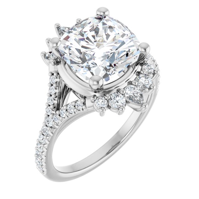 14k-white-gold-cushion,18k-white-gold-cushion,platinum-cushion