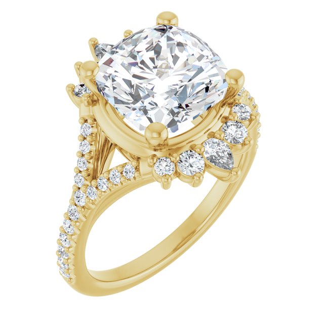 14k-yellow-gold-cushion,18k-yellow-gold-cushion