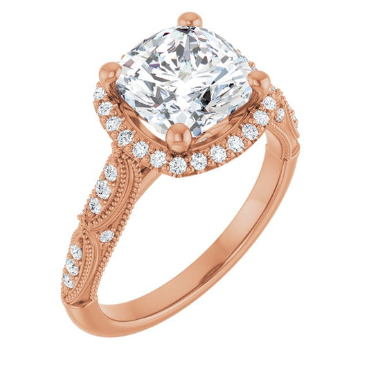 14k-rose-gold-cushion,18k-rose-gold-cushion