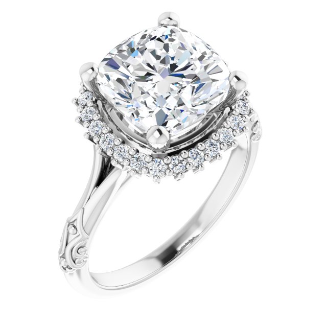 14k-white-gold-cushion,18k-white-gold-cushion,platinum-cushion