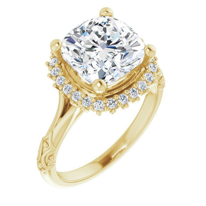 14k-yellow-gold-cushion,18k-yellow-gold-cushion
