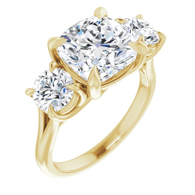 14k-yellow-gold-cushion,18k-yellow-gold-cushion