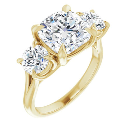14k-yellow-gold-cushion,18k-yellow-gold-cushion