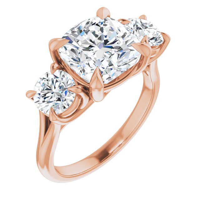14k-rose-gold-cushion,18k-rose-gold-cushion