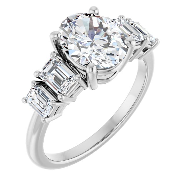 14k-white-gold-oval,18k-white-gold-oval,platinum-oval