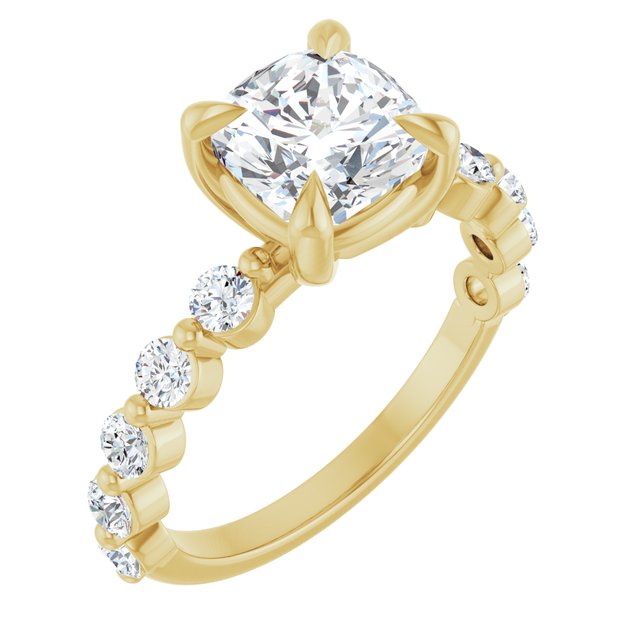 14k-yellow-gold-cushion,18k-yellow-gold-cushion