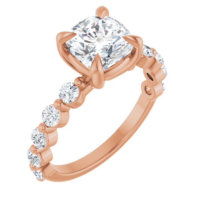 14k-rose-gold-cushion,18k-rose-gold-cushion