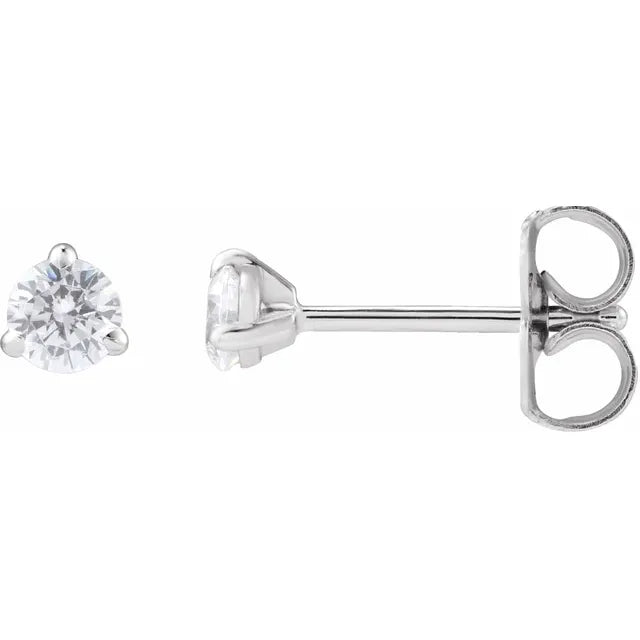 14k 1/5 lab-grown diamond cocktail-style stud earrings