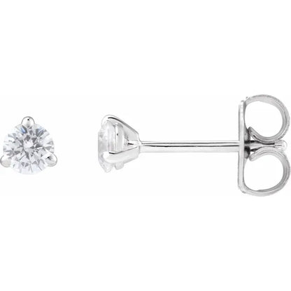 14K Gold 1/3 Lab-Grown Diamond Cocktail-Style Stud Earrings