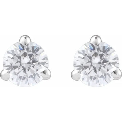 14K Gold 1/3 Lab-Grown Diamond Cocktail-Style Stud Earrings