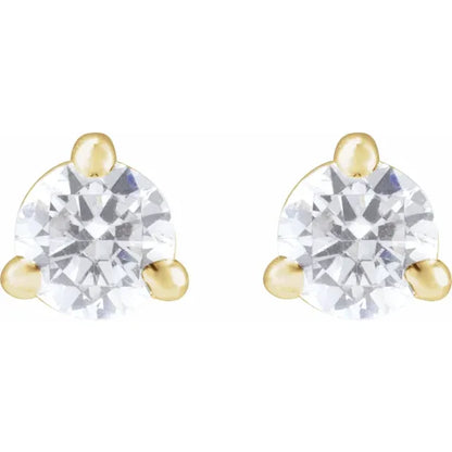 14K 1/5 Lab-Grown Diamond Cocktail-Style Stud Earrings