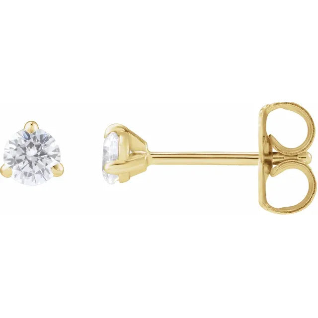 14k 1/5 lab-grown diamond cocktail-style stud earrings