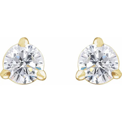 14K Gold 1/3 Lab-Grown Diamond Cocktail-Style Stud Earrings