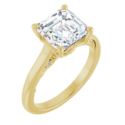 14k-yellow-gold-asscher,18k-yellow-gold-asscher