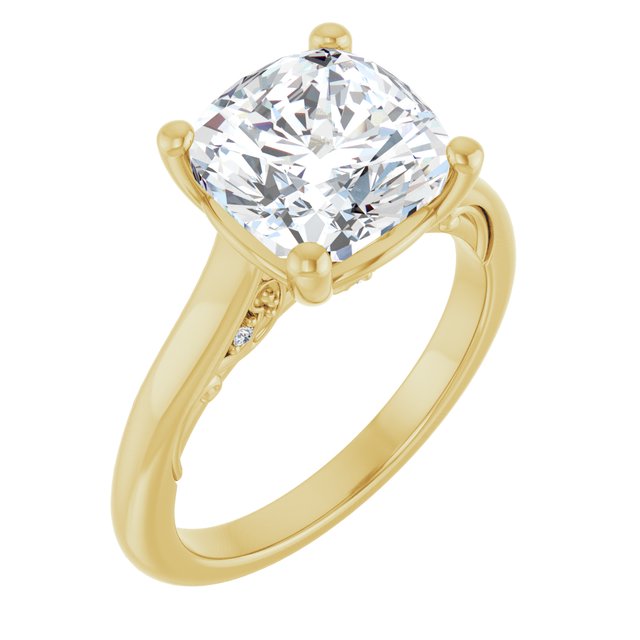 14k-yellow-gold-cushion,18k-yellow-gold-cushion