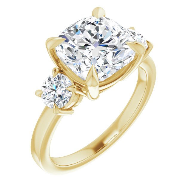 14k-yellow-gold-cushion,18k-yellow-gold-cushion