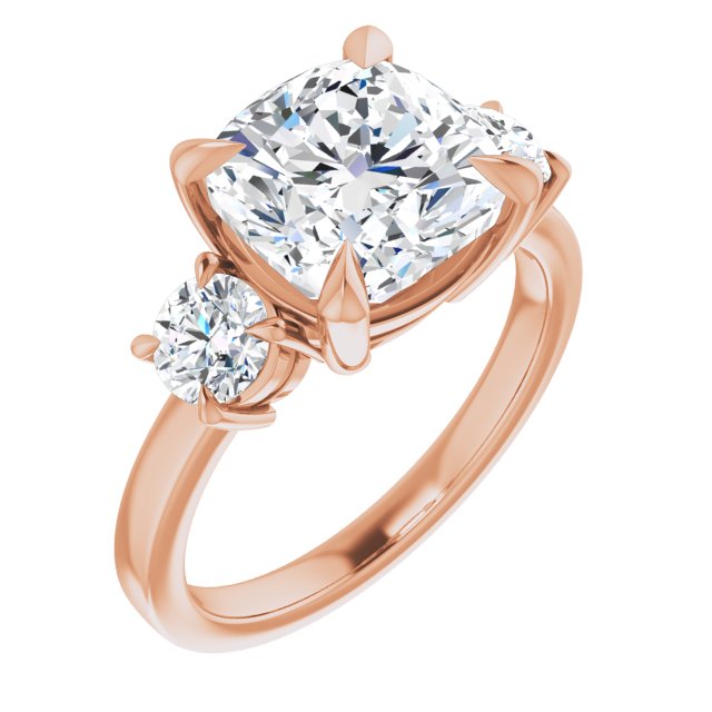 14k-rose-gold-cushion,18k-rose-gold-cushion