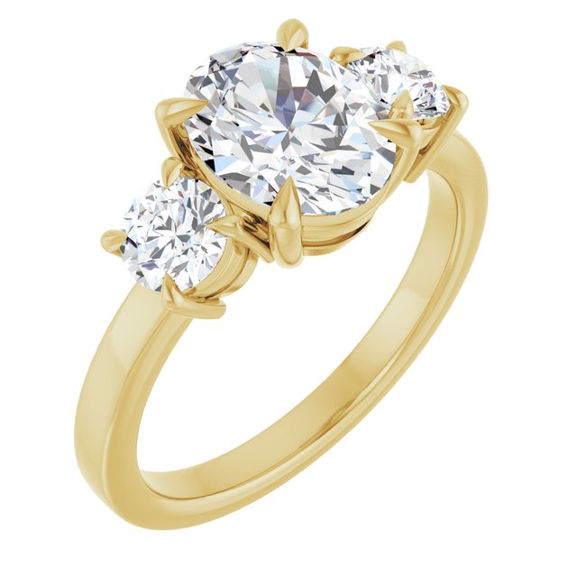 14k-yellow-gold-oval,18k-yellow-gold-oval