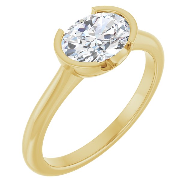 14k-yellow-gold-oval,18k-yellow-gold-oval