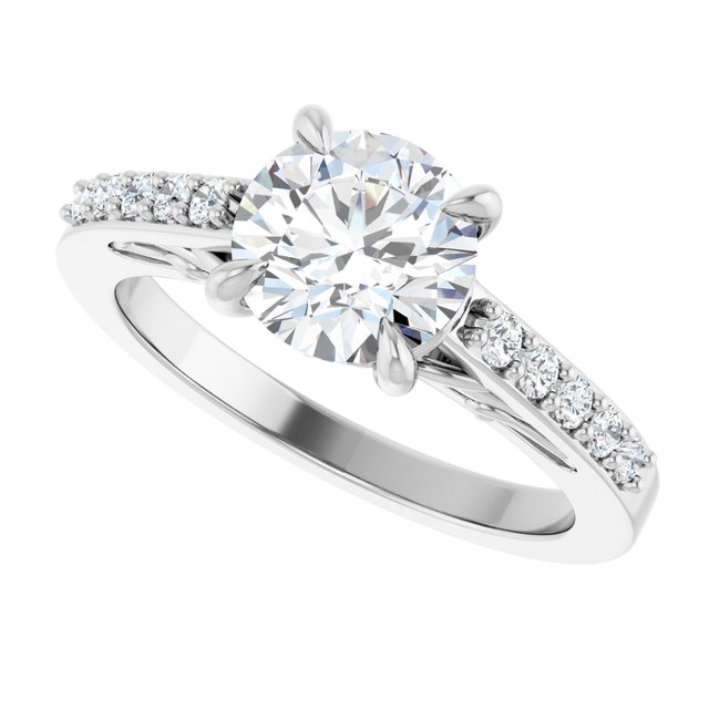 round-accented-engagement-ring-mounting