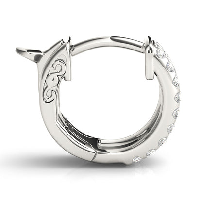 THREE ROW FLAT HOOP EARRINGS