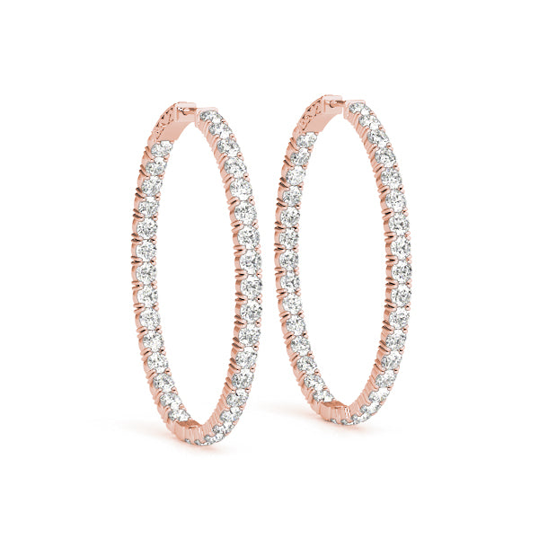 oval hoop earrings