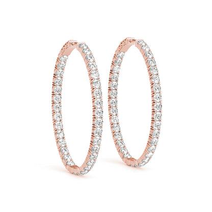 OVAL HOOP EARRINGS
