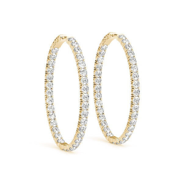 oval hoop earrings