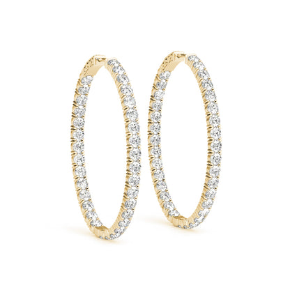 OVAL HOOP EARRINGS