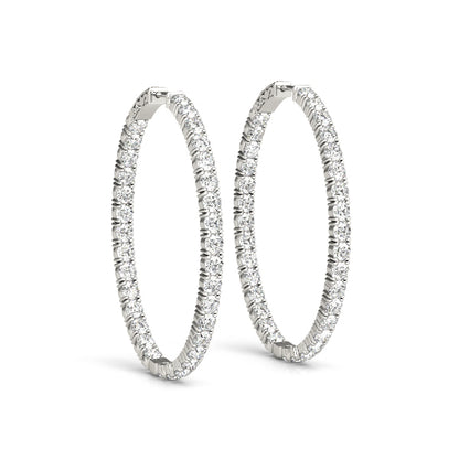 OVAL HOOP EARRINGS