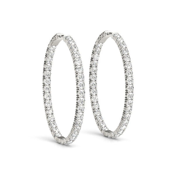 oval hoop earrings