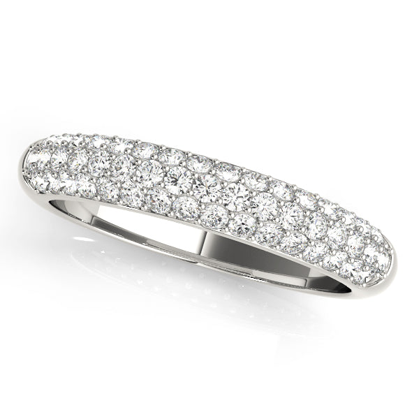 pave wedding band