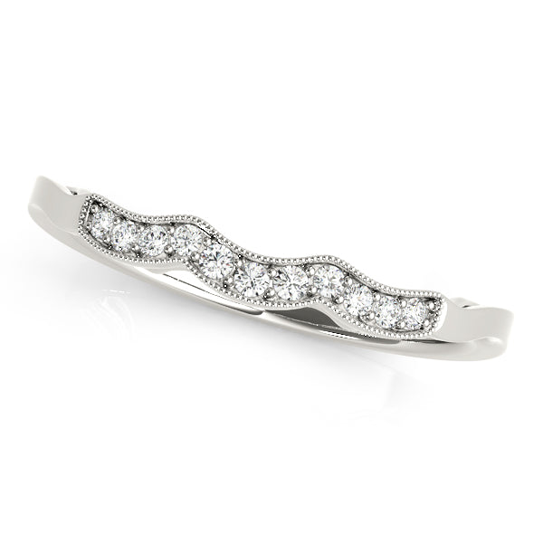 curved wedding band