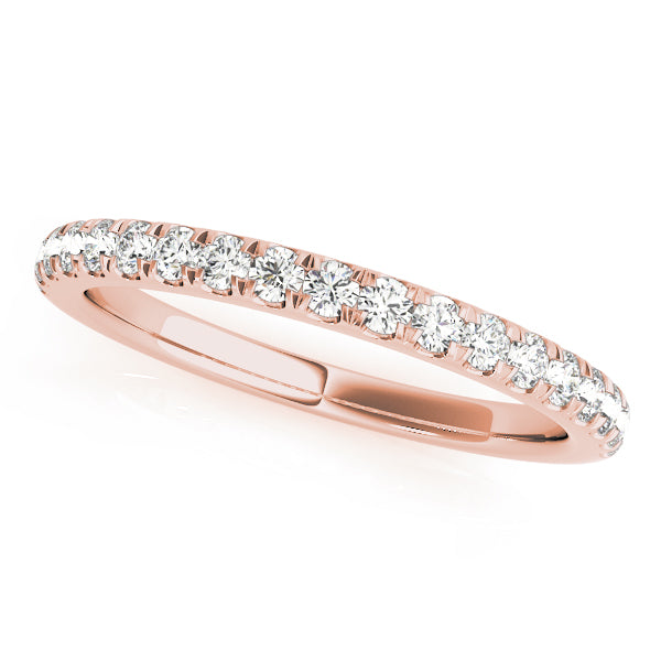 wedding bands prong set