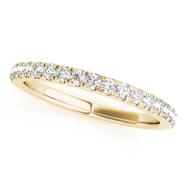 wedding bands prong set
