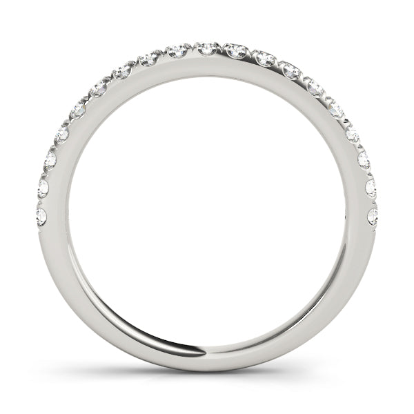 wedding bands prong set