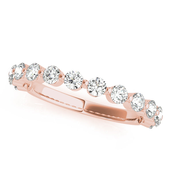 single prong wedding band