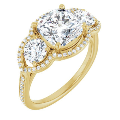 14k-yellow-gold-cushion,18k-yellow-gold-cushion
