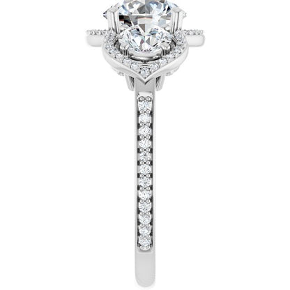 round-three-stone-halo-style-engagement-ring-mounting