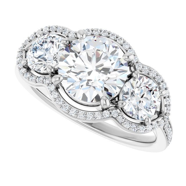 round-three-stone-halo-style-engagement-ring-mounting