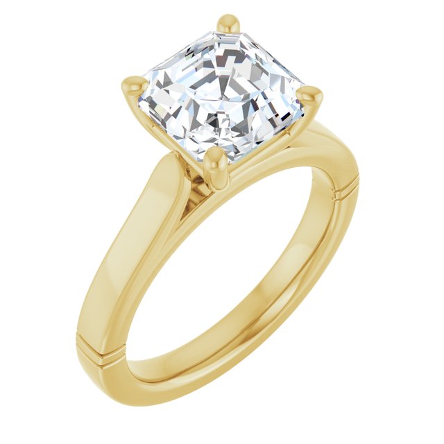 14k-yellow-gold-asscher,18k-yellow-gold-asscher