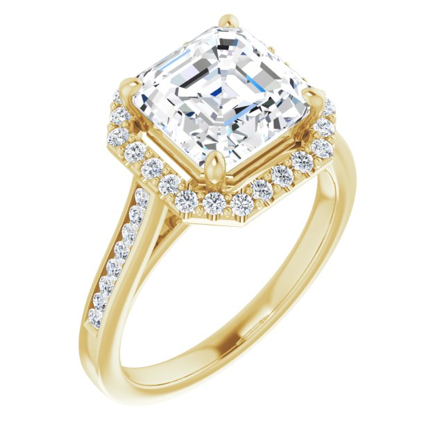 14k-yellow-gold-asscher,18k-yellow-gold-asscher