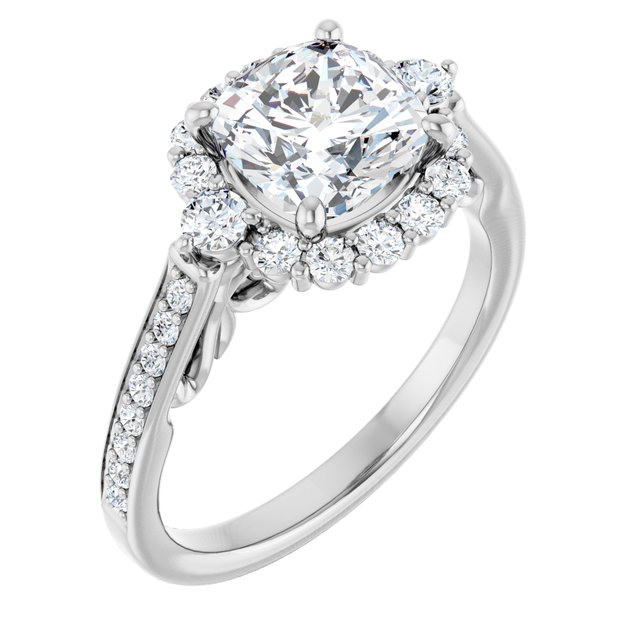 14k-white-gold-cushion,18k-white-gold-cushion,platinum-cushion