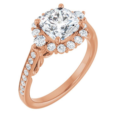 14k-rose-gold-cushion,18k-rose-gold-cushion