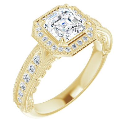 14k-yellow-gold-asscher,18k-yellow-gold-asscher