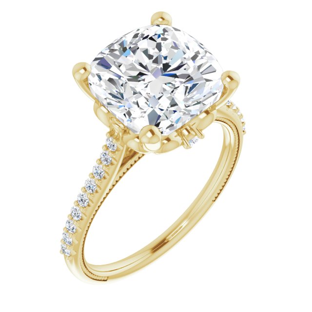 14k-yellow-gold-cushion,18k-yellow-gold-cushion