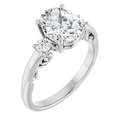 14k-white-gold-oval,18k-white-gold-oval,platinum-oval